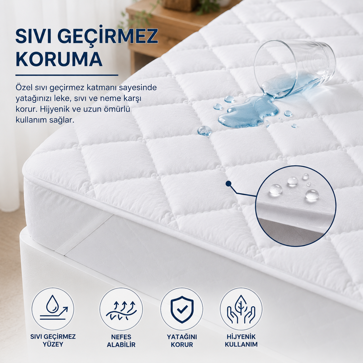 Sıvı geçirmez alez
